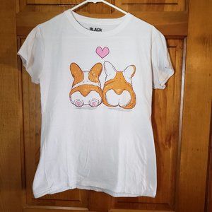 Black Matter Kids XL Corgi Butt Shirt